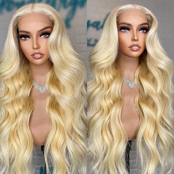30’ 613 Honey Blonde Lace Frontal Wig Glueless
